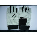 Half Finger Glove-Racing Glove-Bicycle Glove-Work Glove-Leather Glove